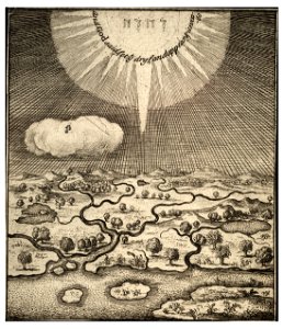 Wenceslas Hollar - Creation of the earth (State 2)