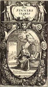 Wenceslas Hollar - Fettiplace. The sinner's tears (State 1)
