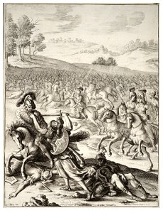Wenceslas Hollar - Camilla slaying Aunus (State 1)