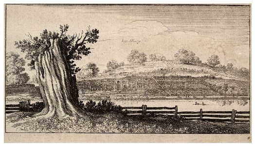 Wenceslas Hollar - Albury (State 2)