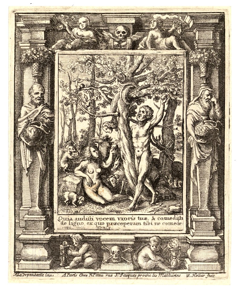 Wenceslas Hollar - Garden of Eden (State 2)