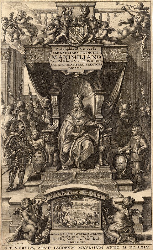 Wenceslas Hollar - Compton or Carleton. Philosophia universa (State 5)