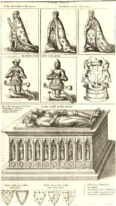 Wenceslas Hollar - Beauchamp, Earls of Warwick (monument)
