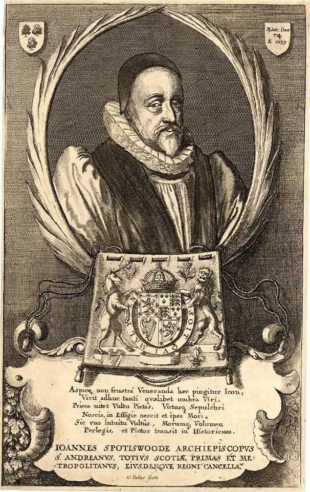 Wenceslas Hollar - John Spottiswoode (State 2)