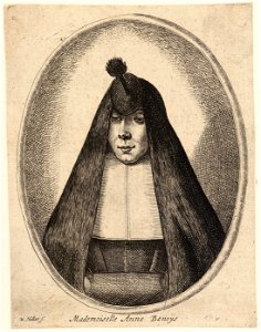 Wenceslas Hollar - Anne Benoÿs (State 2)