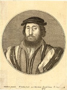 Wenceslas Hollar - Bearded man (State 1)