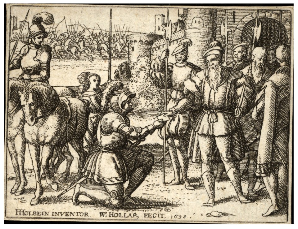 Wenceslas Hollar - David and Uriah