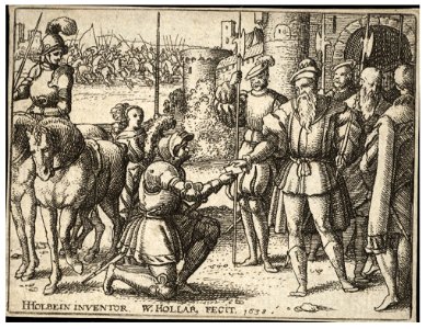 Wenceslas Hollar - David and Uriah