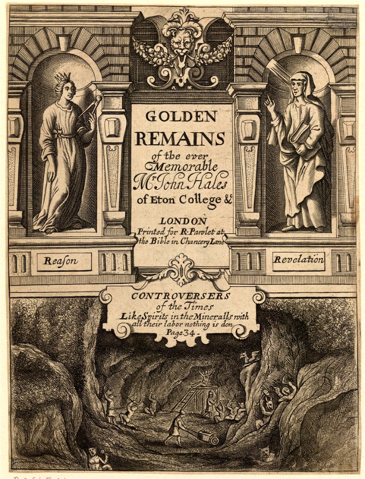 Wenceslas Hollar - Hales. Golden remains (State 1)