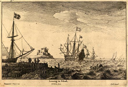 Wenceslas Hollar - Louving in Ireland (State 2)