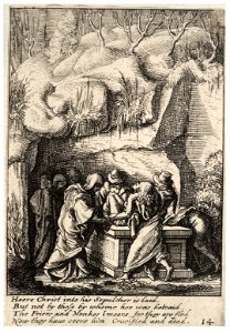 Wenceslas Hollar - Entombment 2