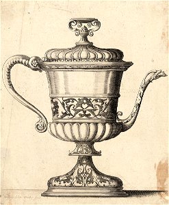 Wenceslas Hollar - Jug with narrow spout