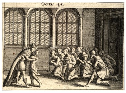 Wenceslas Hollar - Joseph reveals himself to his brethren (State 1)