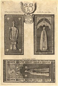 Wenceslas Hollar - Fitz-Hugh, Thomas de Eure, William Green (monument)