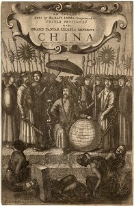 Wenceslas Hollar - Jan Nieuhoff. An embassy from the East-India Company to the Emperour of China (State 3)