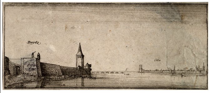 Wenceslas Hollar - Deutz (State 2)