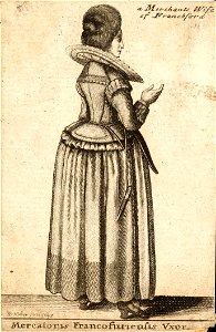 Wenceslas Hollar - Mercatoris Francofurtensis Vxor (State 2)