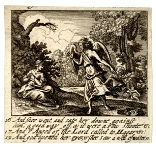 Wenceslas Hollar - Hagar and the Sacrifice of Isaac (State 2) 2