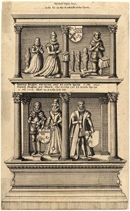 Wenceslas Hollar - Boughton (monument) (State 2)
