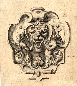 Wenceslas Hollar - Grotesque coat of arms