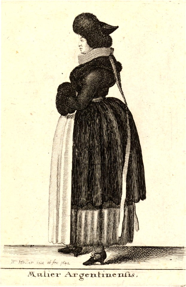 Wenceslas Hollar - Mulier Argentinensis