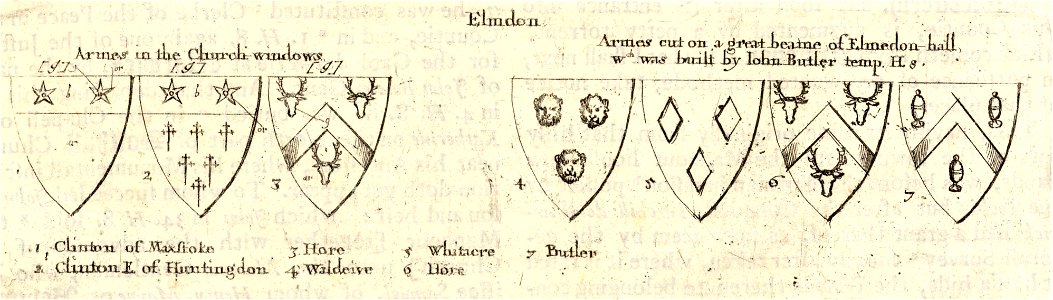 Wenceslas Hollar - Elmdon (Hore) (State 2)