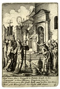 Wenceslas Hollar - Jesus before Pilate