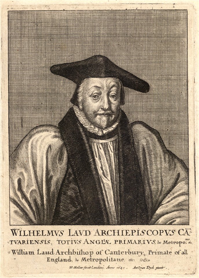 Wenceslas Hollar - Laud, after van Dyck (State 7)