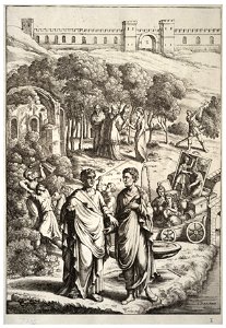 Wenceslas Hollar - Exiled from the capital (State 2) 2. Free illustration for personal and commercial use.