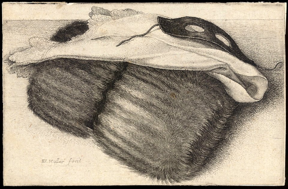 Wenceslas Hollar - Fur muff and kerchief