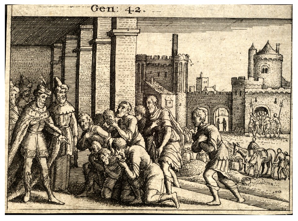 Wenceslas Hollar - Joseph and his brethren (State 1)