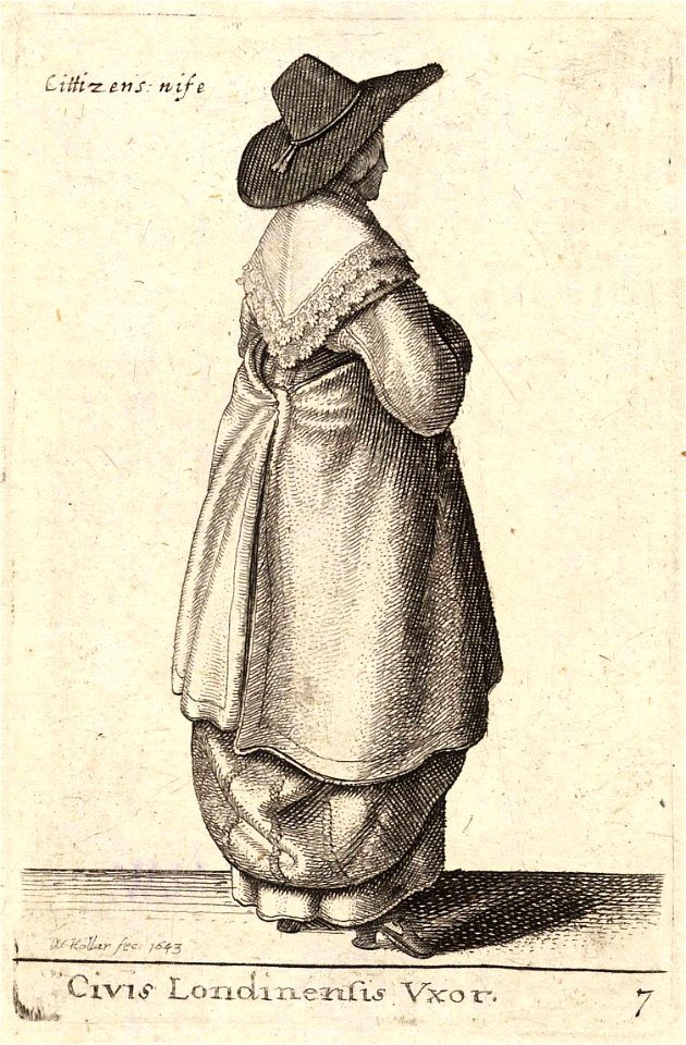 Wenceslas Hollar - Civis Londinensis Vxor