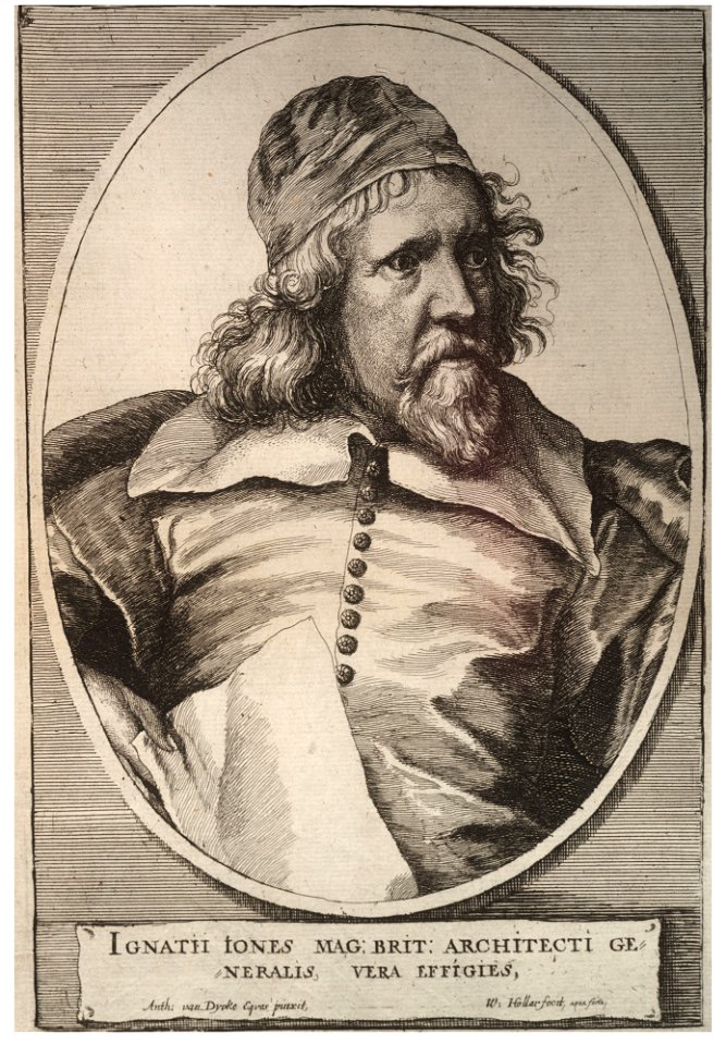 Wenceslas Hollar - Inigo Jones (State 1)