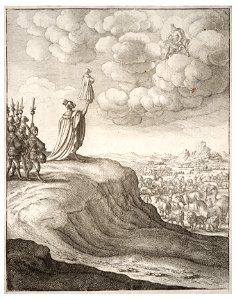 Wenceslas Hollar - Jupiter and the ape (State 1). Free illustration for personal and commercial use.