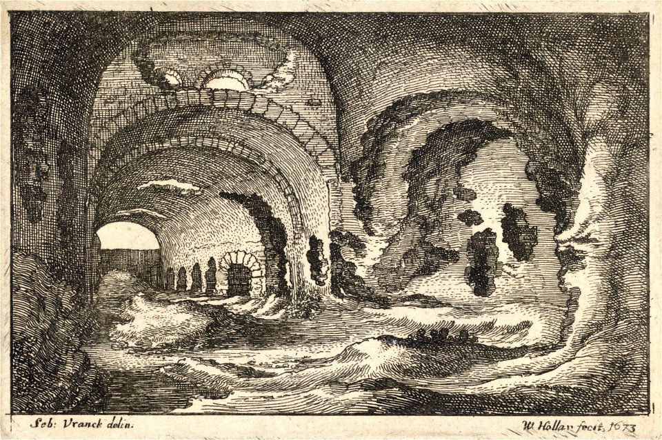 Wenceslas Hollar - Coliseum (State 1)