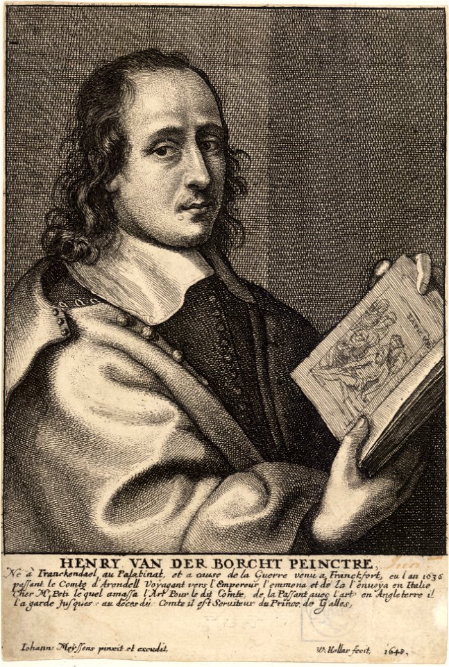 Wenceslas Hollar - Henry van der Borcht the younger (State 2) 2