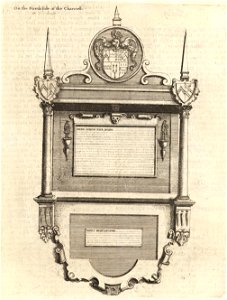 Wenceslas Hollar - Francis Throckmorton (monument)