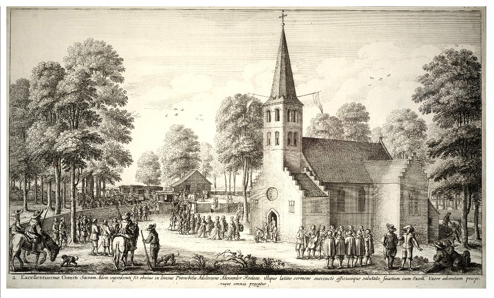 Wenceslas Hollar - Going to church