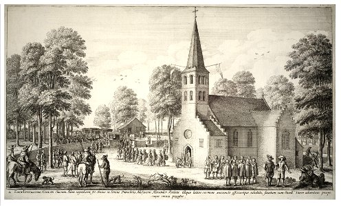 Wenceslas Hollar - Going to church
