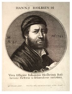 Wenceslas Hollar - Hans Holbein (State 1)