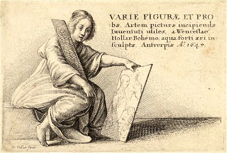 Wenceslas Hollar - Hollar. Varie figurae (State 1)
