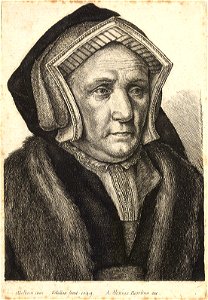 Wenceslas Hollar - Lady Butts (State 1)