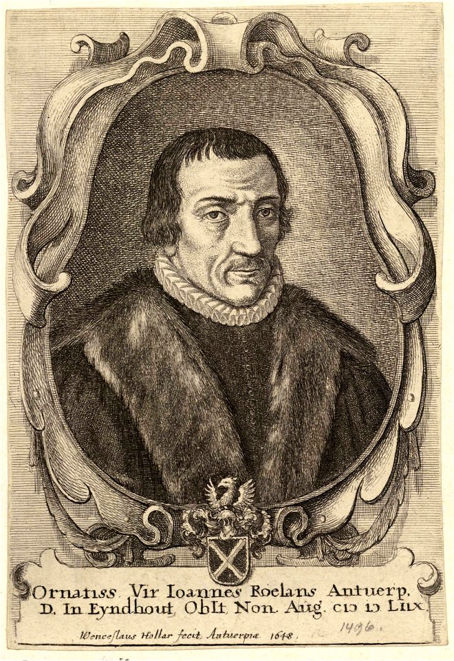 Wenceslas Hollar - Joannes Roelants (State 2)
