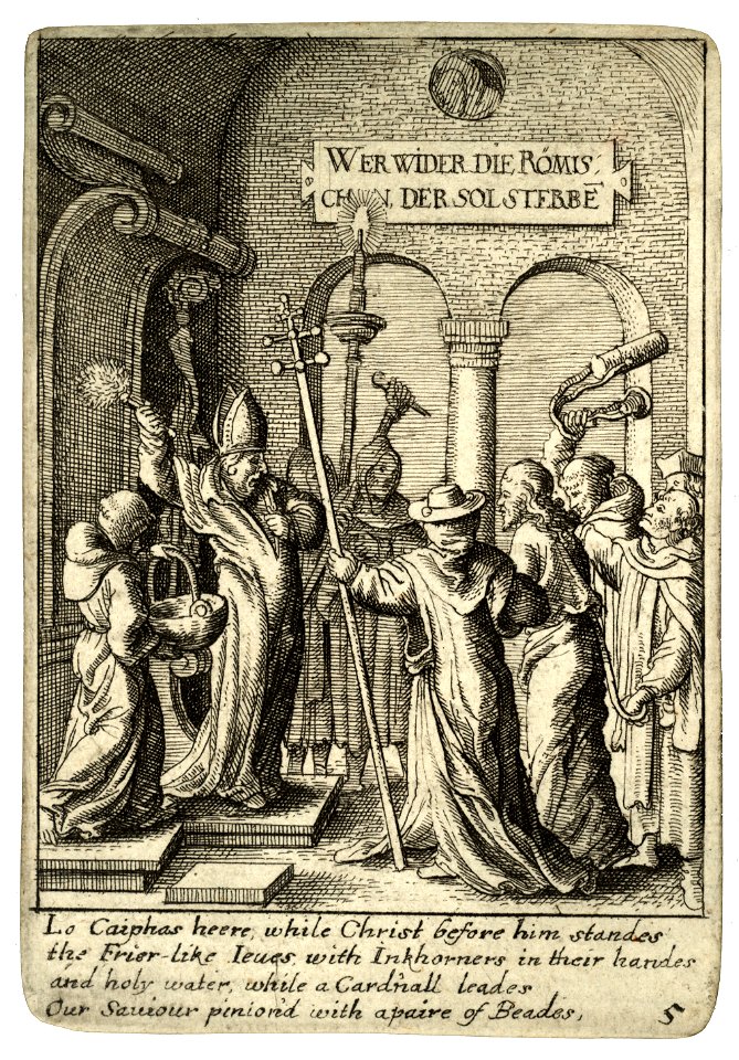 Wenceslas Hollar - Jesus before Caiaphas