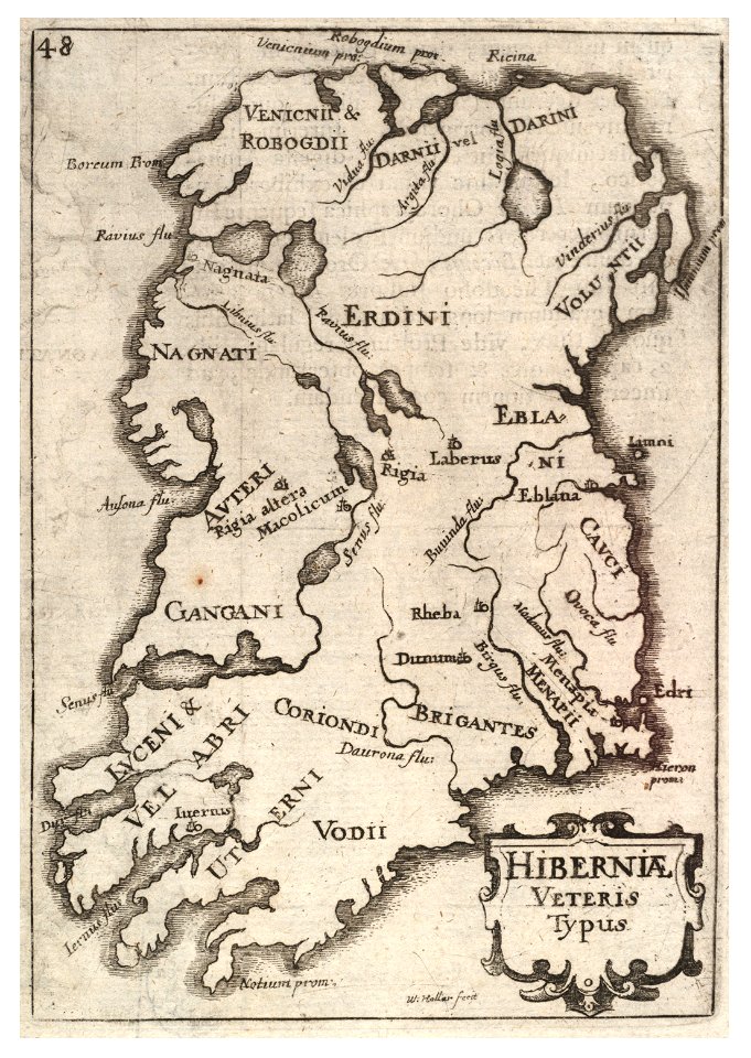 Wenceslas Hollar - Ireland (State 2)