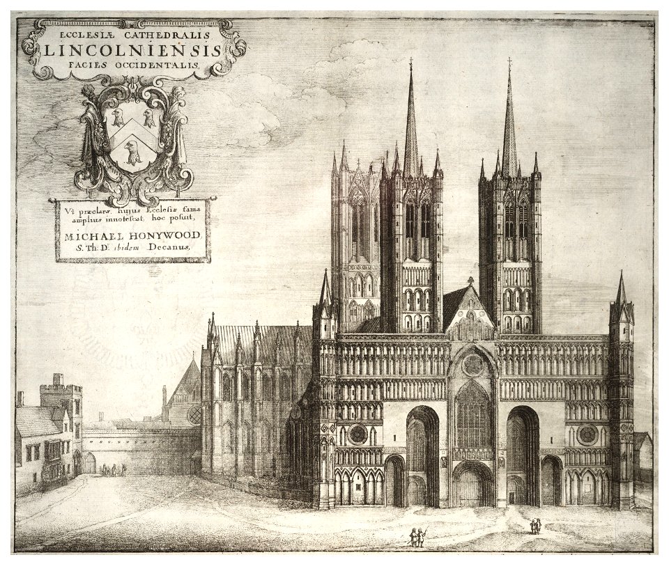 Wenceslas Hollar - Lincoln Cathedral from the west