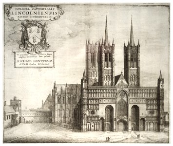Wenceslas Hollar - Lincoln Cathedral from the west