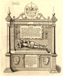 Wenceslas Hollar - Francis Smith (monument) (State 2)