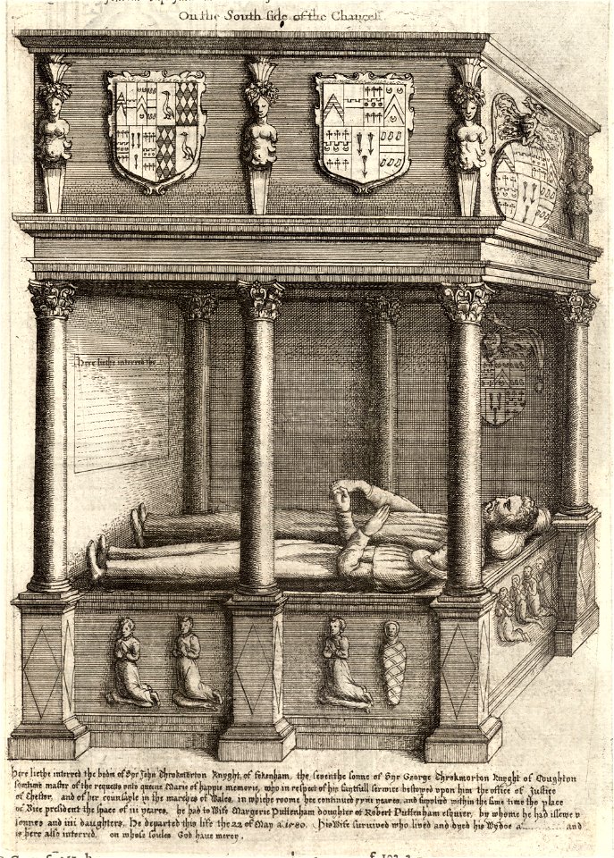 Wenceslas Hollar - John Throckmorton (monument)