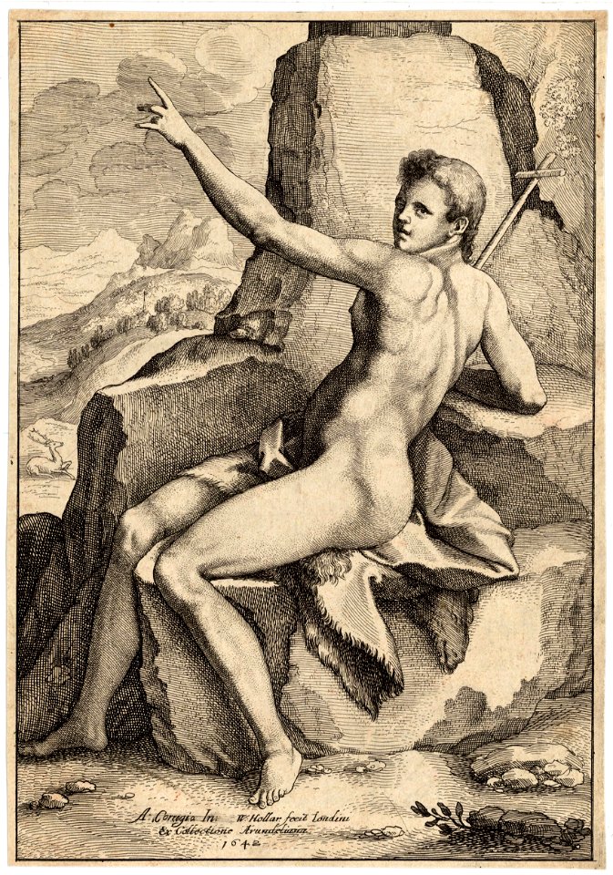 Wenceslas Hollar - John the Baptist (State 1)